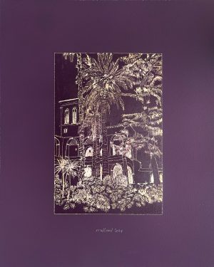 Bout du monde numéro C3, 2024, 40x50cm.</br>Avec cadre 40x50cm.