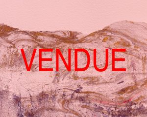 Géographie #R11, 2020, 12x15cm. </br>Avec cadre 24x30cm. <b>VENDUE</b>