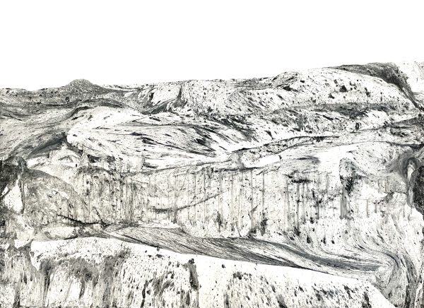 Géographie #1001, 2025, 56x76cm. </br>Avec cadre 60x80cm.
