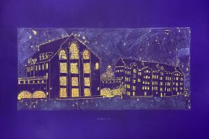 Bout du monde numéro C15, 2025, 40x60cm. </br>Avec cadre 40x60cm.