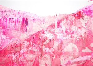 Géographie numéro 501, 2025, 26x36cm. </br>Avec cadre 40x50cm.