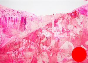 Géographie numéro 501, 2025, 26x36cm. </br>Avec cadre 40x50cm. <b>VENDUE</b>