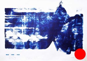 Topographie numéro C, 2015, 70x100cm. <b>VENDUE</b>