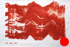 Topographie numéro B, 2015, 65x95cm. <b>VENDUE</b>