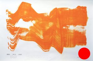Topographie numéro A, 2015, 65x95cm. <b>VENDUE</b>